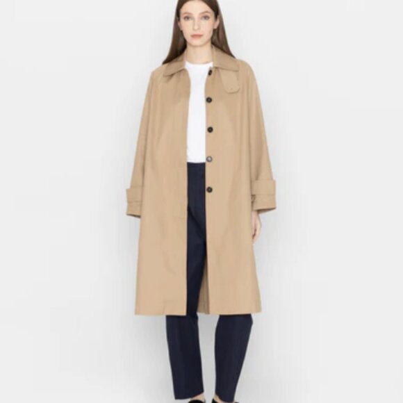 GRANA Organic Cotton Trench Coat - - Picture 2 of 6